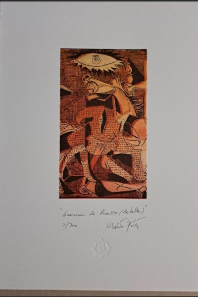 93. Guernica de Picasso (detalle de caballo)