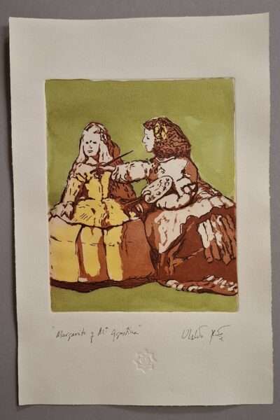 24. Travesura. Grabado iluminado.