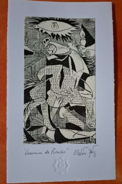 902 GUERNICA DE PICASSO (detalle de caballo)